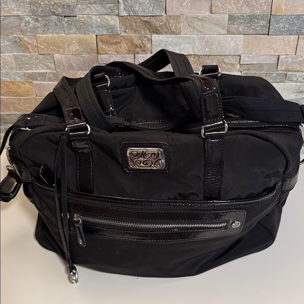 Black Nylon Brighton Bag